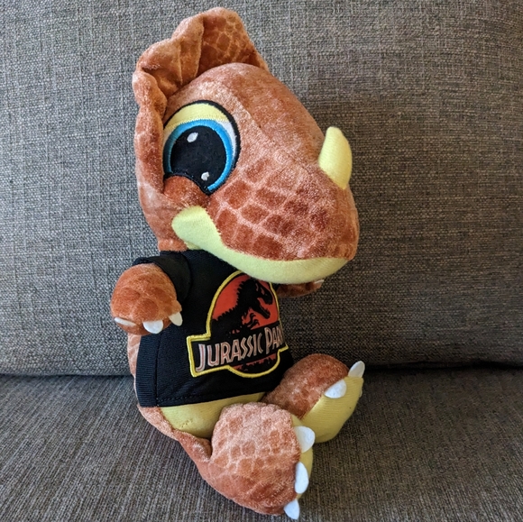 Universal Studios Jurassic Park Triceratops Dinosaur Plush Stuffed Animal - Picture 2 of 6